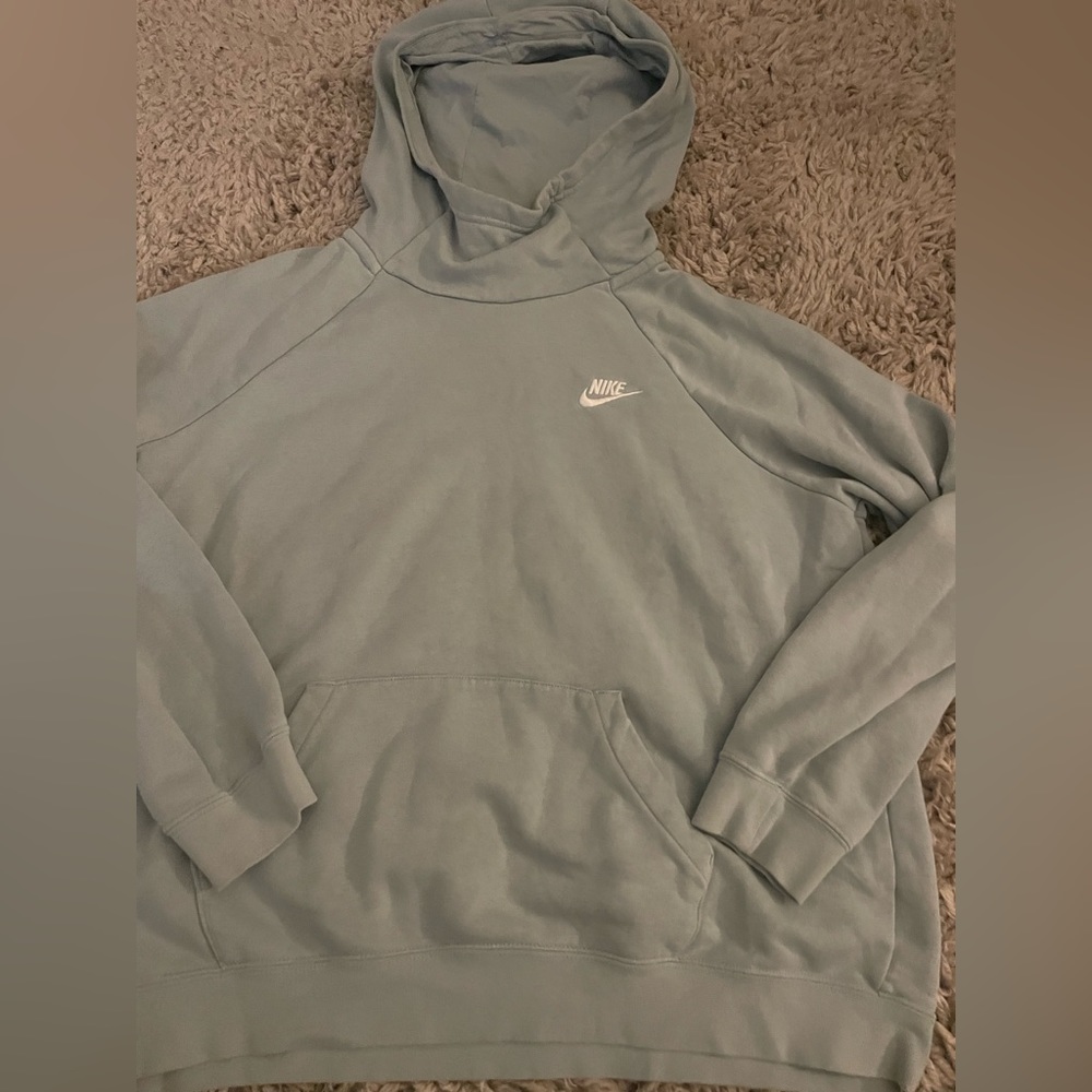 Baby blue nike hoodie